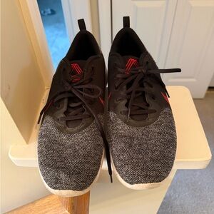 Nike Flex Experience RN Running Shoes Men’s Size 12 Black Gray Red CI9960-005